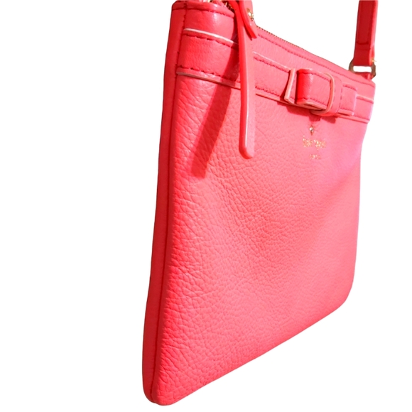 ⭐HOST PICK⭐ Kate Spade New York - Geranium Pink Bow Tarin Crossbody Purse - Picture 5 of 16